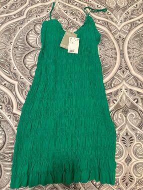 h and m green bodycon dress H&m dress sage green